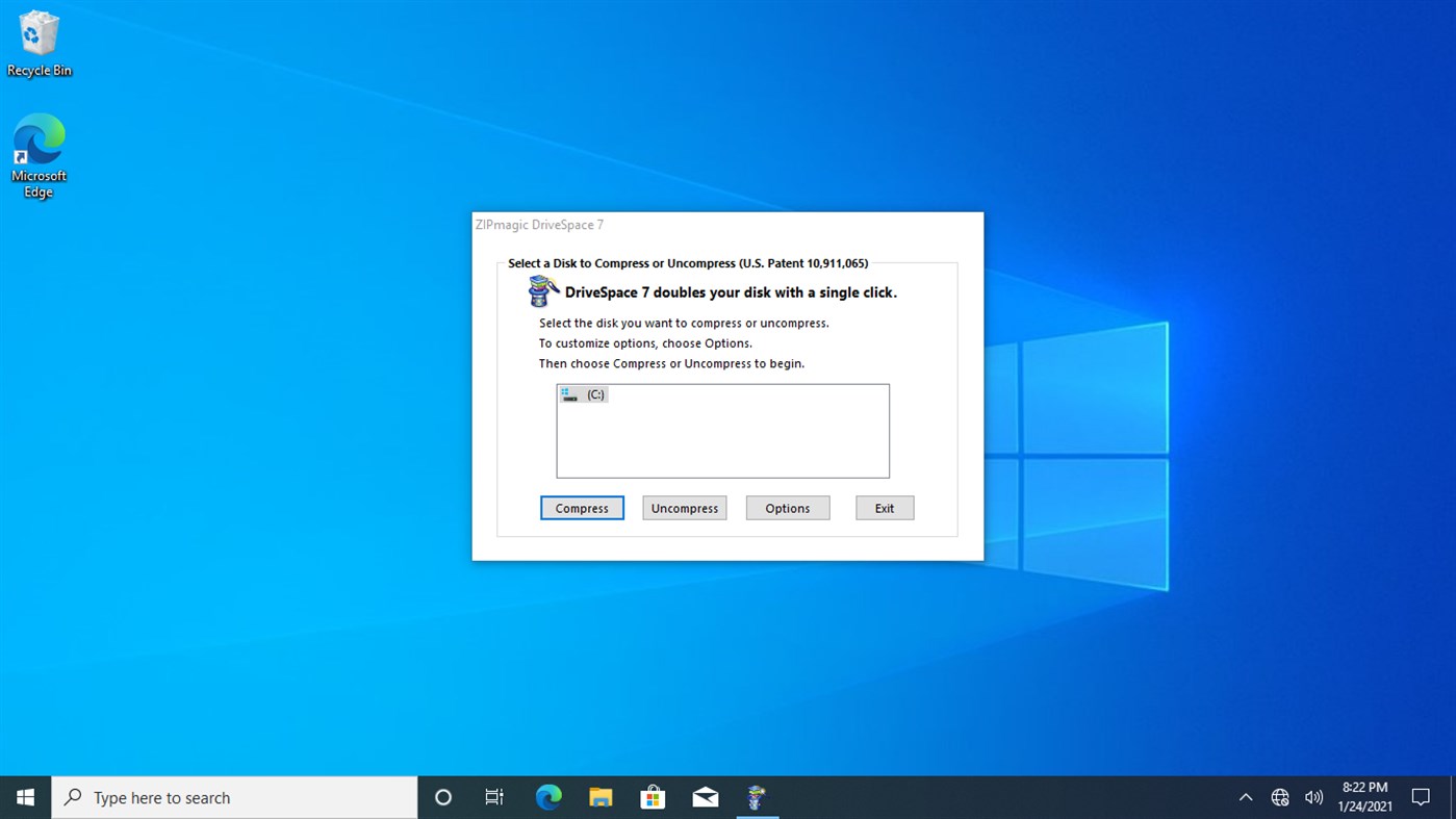 #1. DriveSpace (Windows) 由: ZIPmagic Software