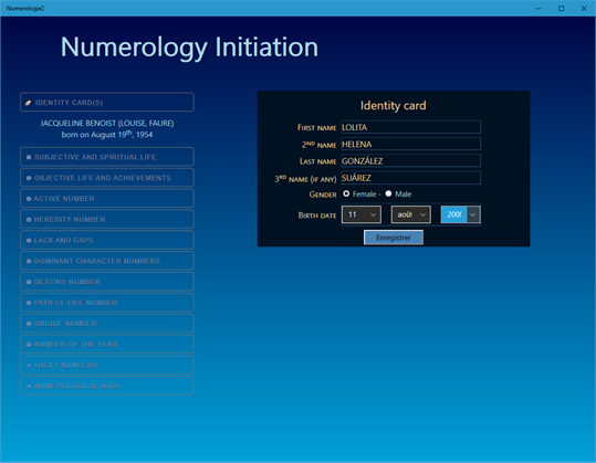 Personal Numbers (Numerology Initiation) screenshot 1