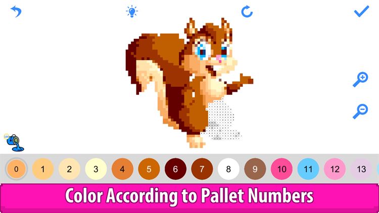 【图】Pixel Art – Color By Number Sandbox Coloring Book(截图3)