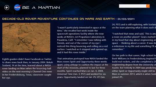 NASA Be A Martian screenshot 6