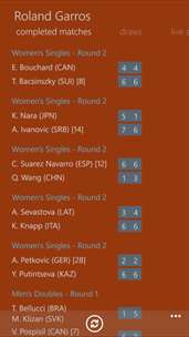 Roland Garros Live Scores screenshot 2