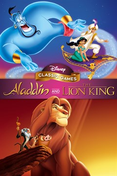 Cover poster for Disney Classic Games: Aladdin and The Lion King