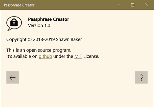 Passphrase Creator screenshot 2