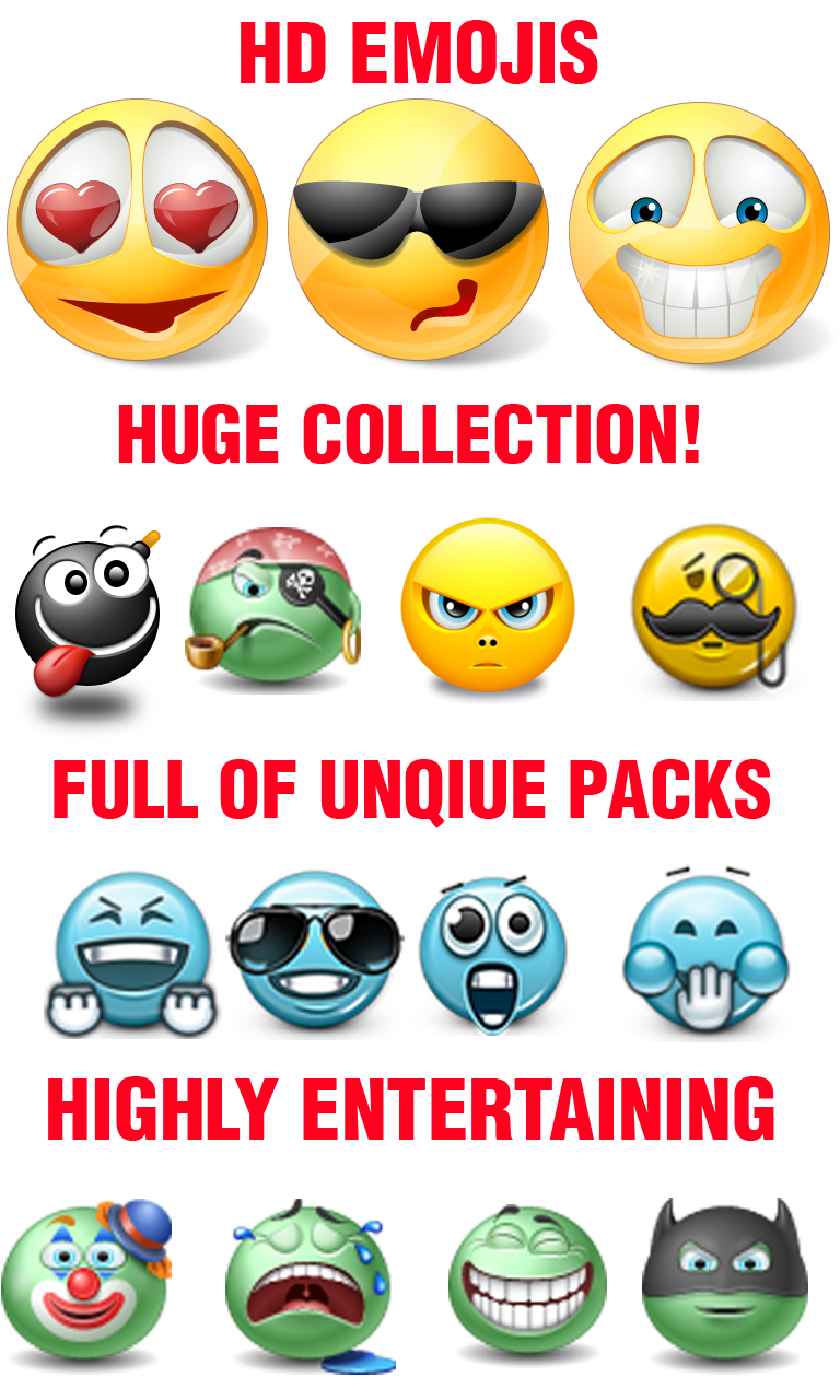 Stickers, Emoticons & Emojis HUGE COLLECTION