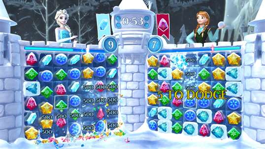 Frozen Free Fall: Snowball Fight screenshot 2