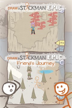 Cover poster for Draw a Stickman: EPIC and Friend's Journey DLC