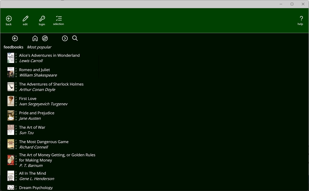 #2. freda epub ebook reader (Windows) โดย: Turnipsoft