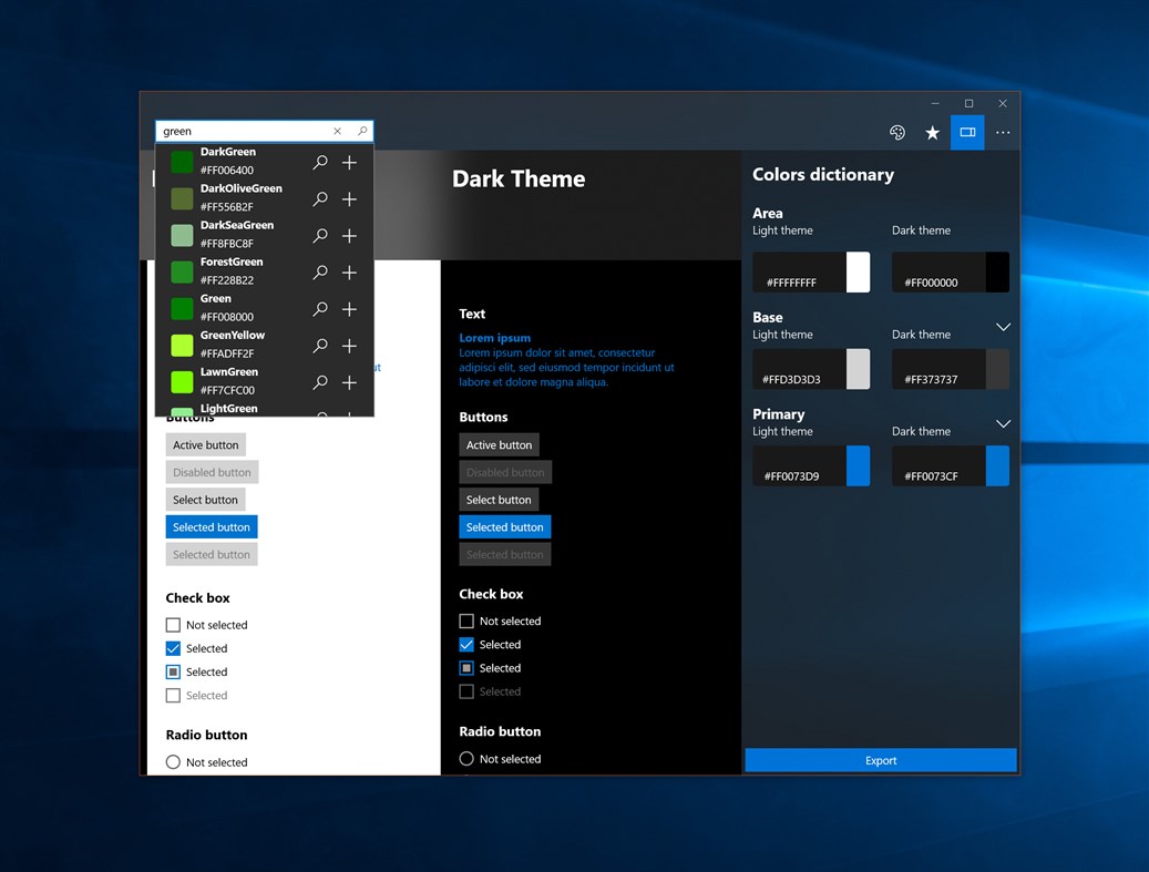 #2. Universal colors (Windows) By: Luca Lindholm