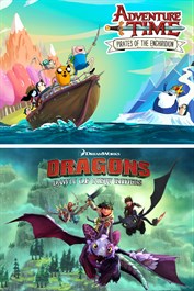 Adventure Time: Pirates of the Enchiridion and DreamWorks Dragons Dawn of New Riders Bundle