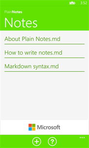 Plain Notes screenshot 1