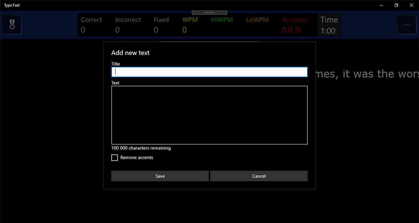 #3. Type Fast (Windows) Door: Mickeh