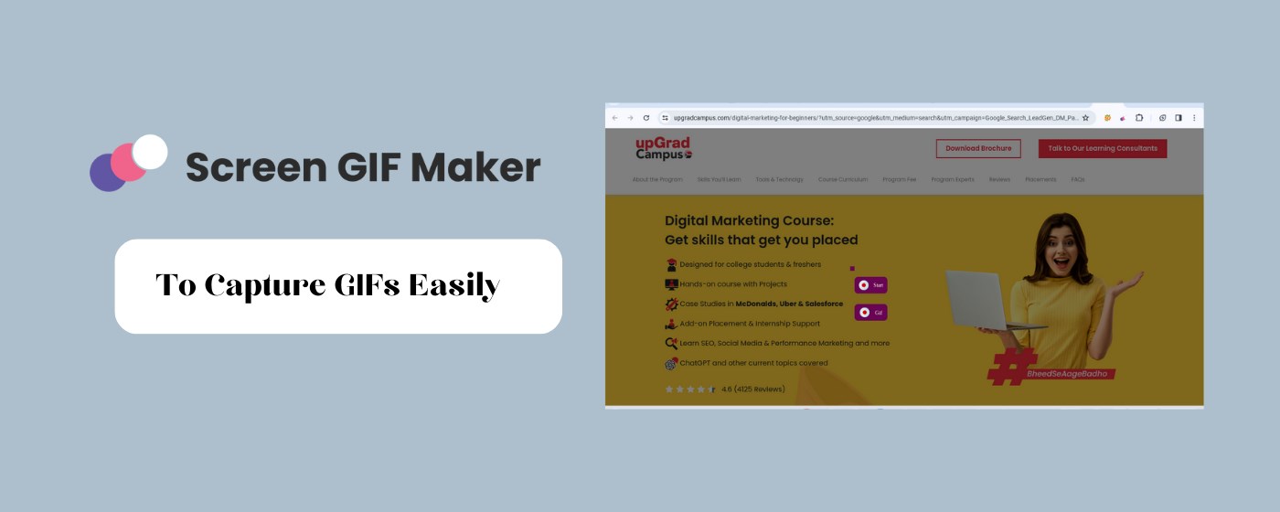 Screen GIF Maker: Edge Animation Creator marquee promo image