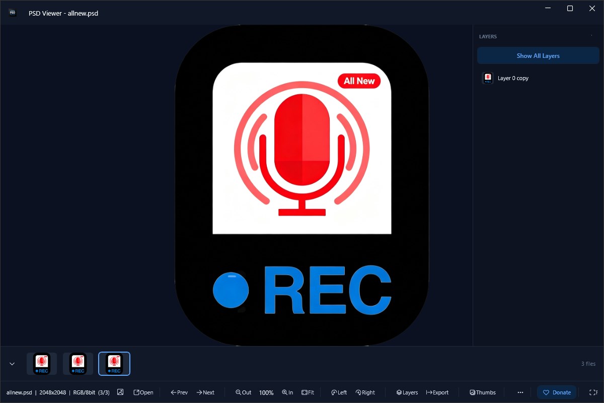 PSD View screenshot