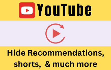 Filtered Youtube - Remove YouTube Recommended & Shorts small promo image