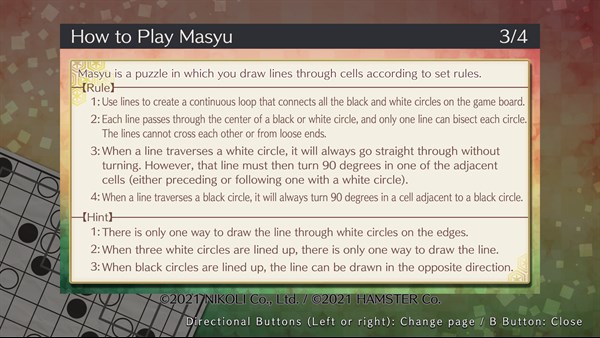 Puzzle by Nikoli W Masyu — 4