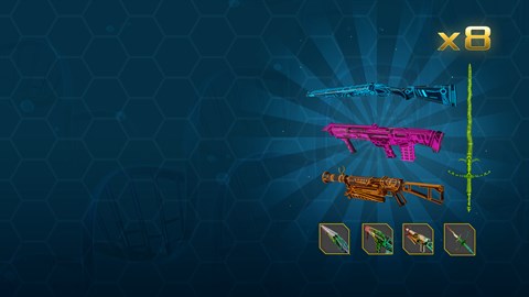 Conjunto de skins de armas Neon MKVIII