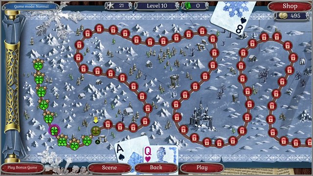 Jewel Match Solitaire: Winterscapes screenshot 2