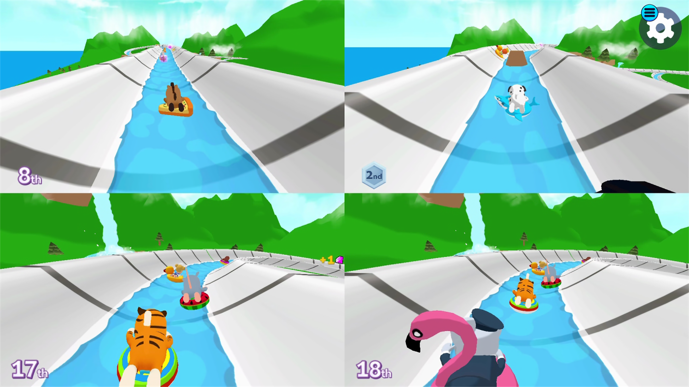 #2. Aquapark io: Gold Edition (Windows) By: QubicGames S.A.