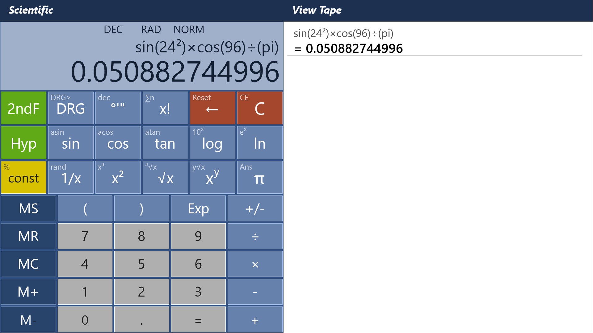 Calc Pro HD Free - Calculator