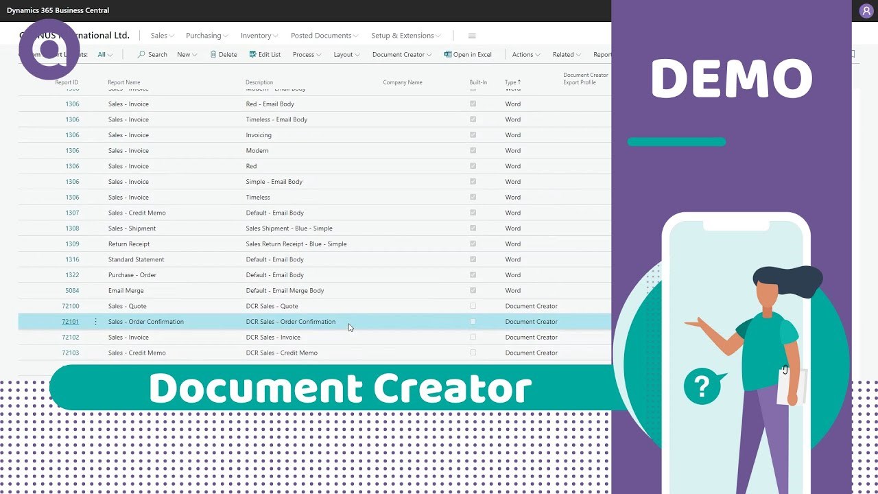 Snapshot 1 of Document Creator