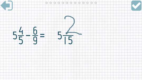 Fractions and mixed numbers - 6th grade math screenshot 5