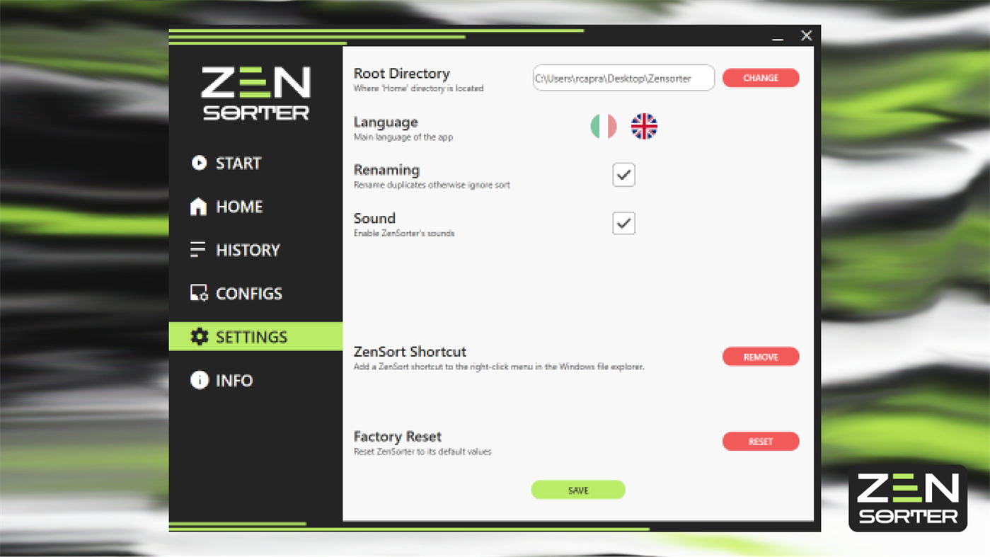 #4. ZenSorter File Organizer (Windows) Av: Robert Capra