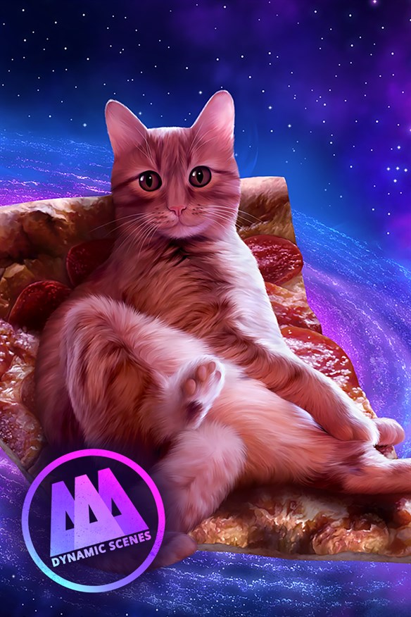 AAA Dynamic Scenes - Lazy Pizza Cat Dynamic Scene Xbox Series X|S and Xbox One cover art
