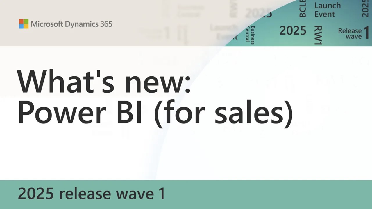 Snapshot 1 of Sales Power BI app for Business Central (26.2)