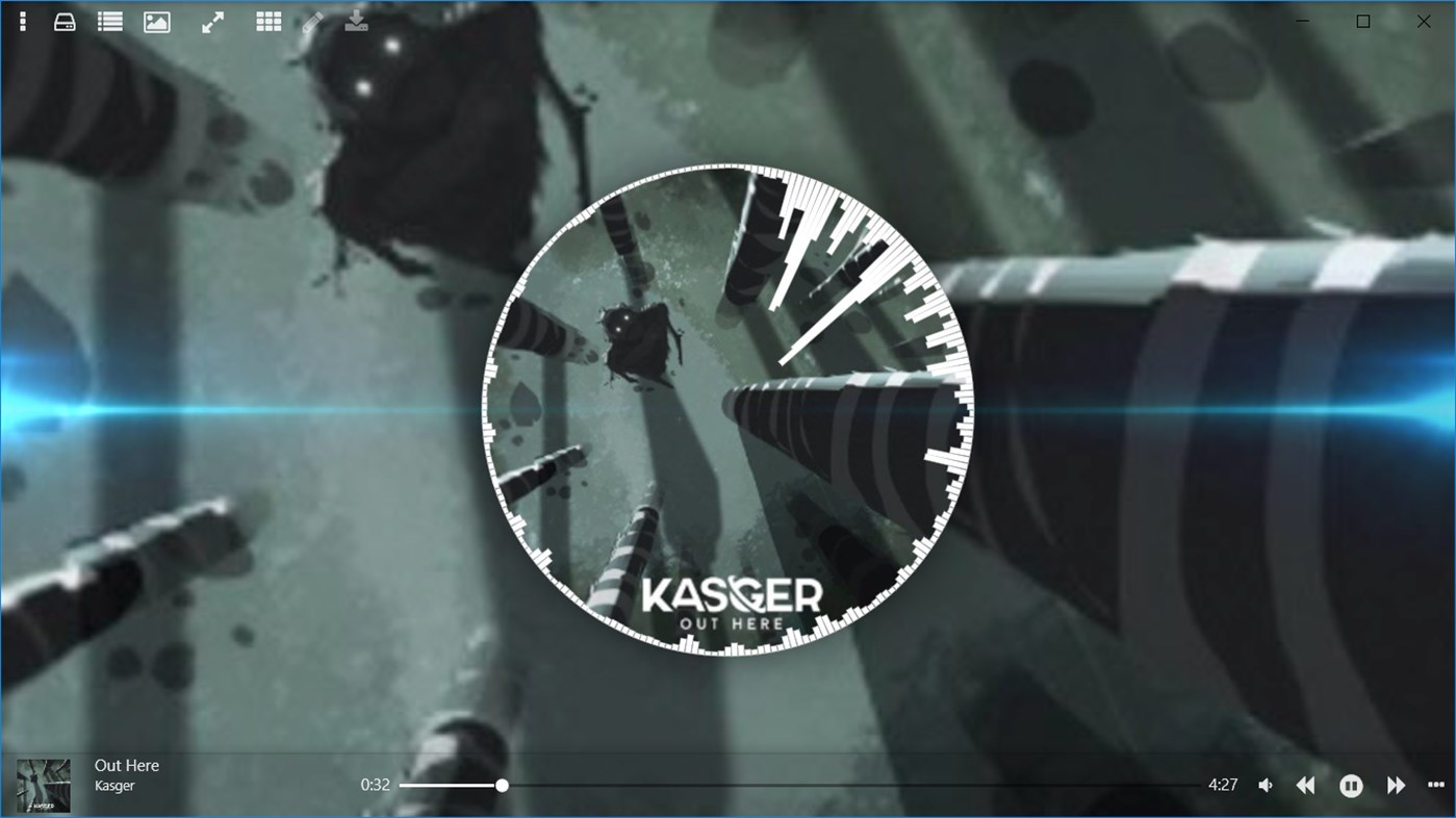 #6. Avee Player (Windows) Podle: Daaw Aww