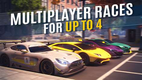 Screenshot: MULTIPLAYER RACES
FOR UP TO 4