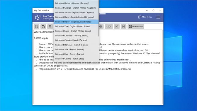 free text to speech voices for windows