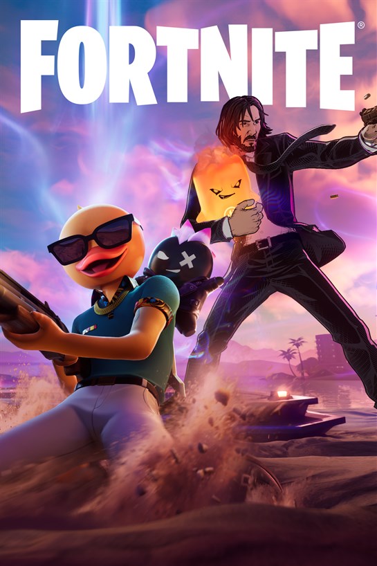 Foto en caja de Fortnite
