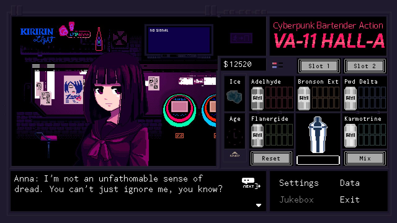VA-11 Hall-A: Cyberpunk Bartender Action screenshot 10