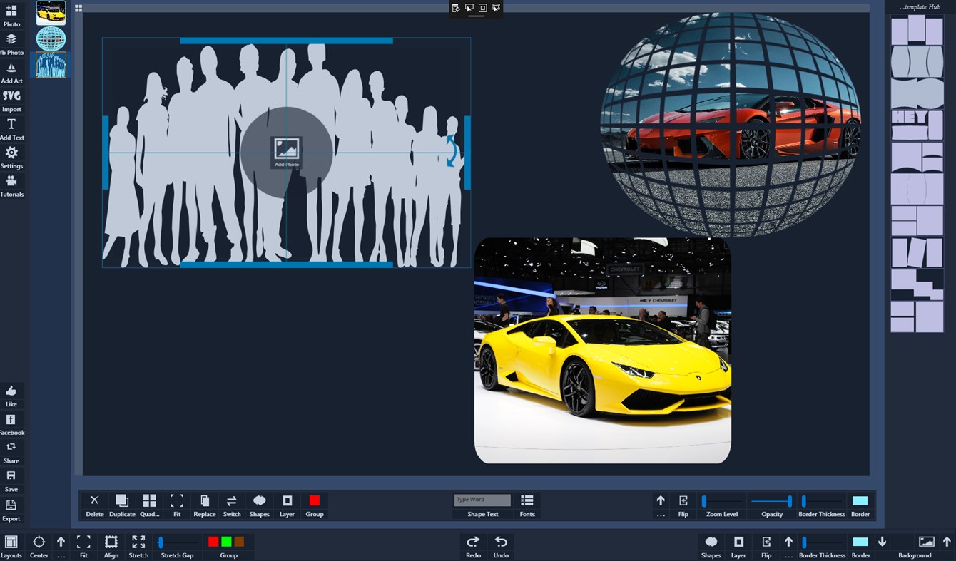 #6. Atlantas Photo Collage Studio (Windows) Göre: Unicorn