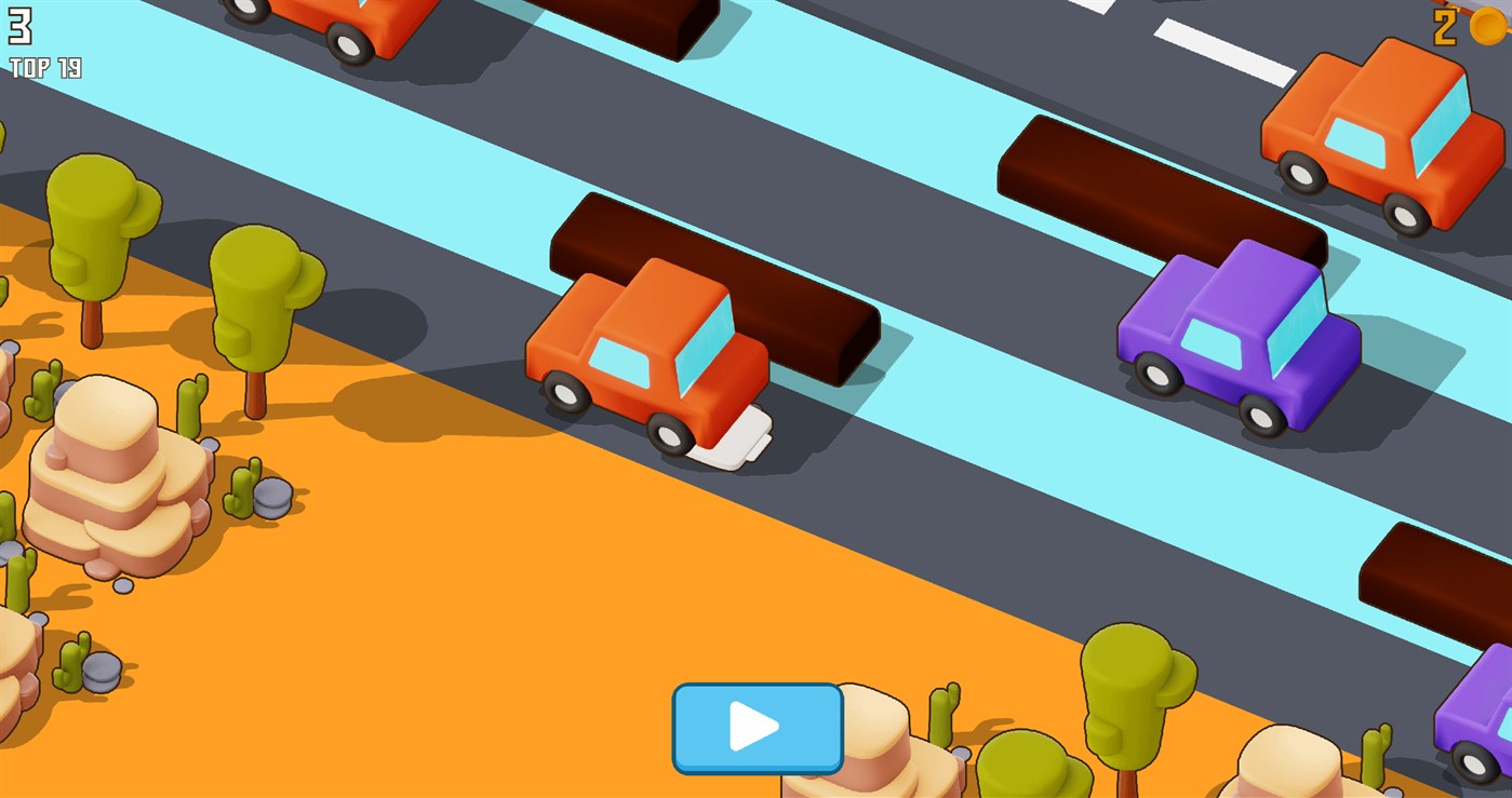 #3. Crossy Chicken FREE (Windows) Podle: Melaine, 1981