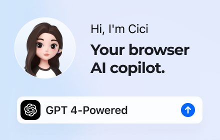 Cici, your AI browser assistant. small promo image