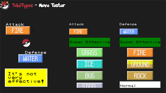 PokéTypes - Move Tester screenshot 2