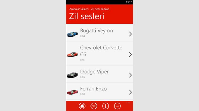 arabalar sesleri zil sesi bedava al microsoft store tr tr