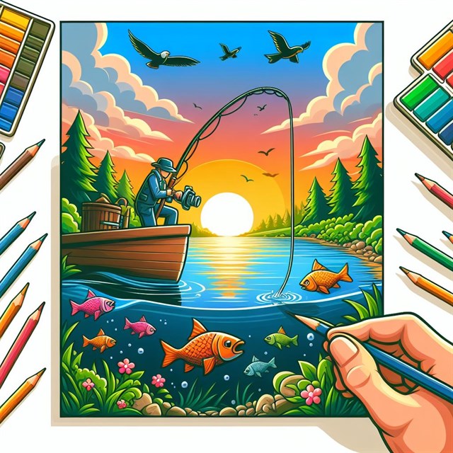 Fishing Game 2D screenshot 4