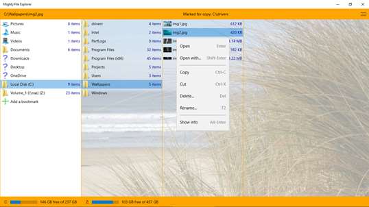 Mighty File Explorer screenshot 1