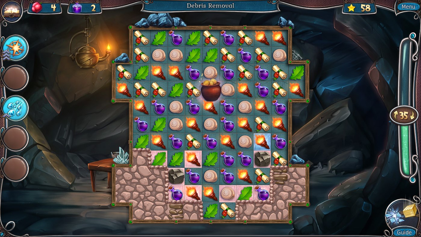 #5. Cave Quest 2 - Match 3 Adventure (Windows) 由: Sergey Molchanov