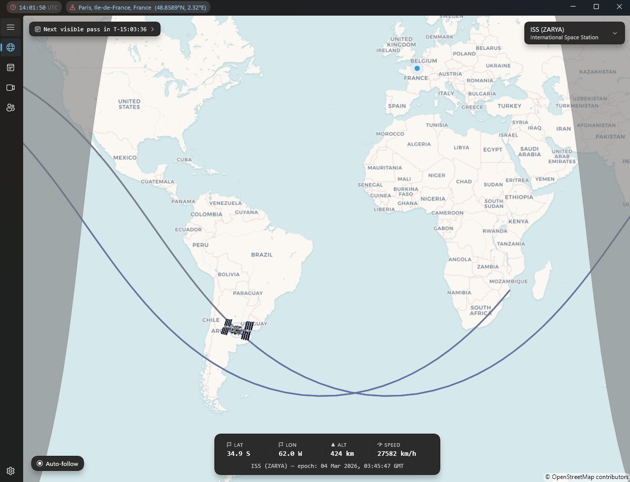 ISS Finder screenshot