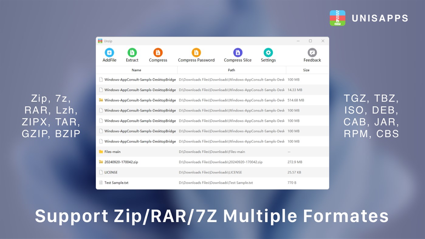 #2. Unzip Expert (Windows) Przez: UNISAPPS