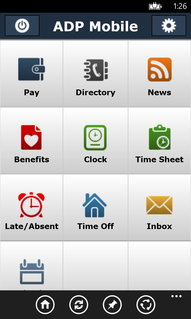 ADP Mobile Solutions for Windows 10 Mobile