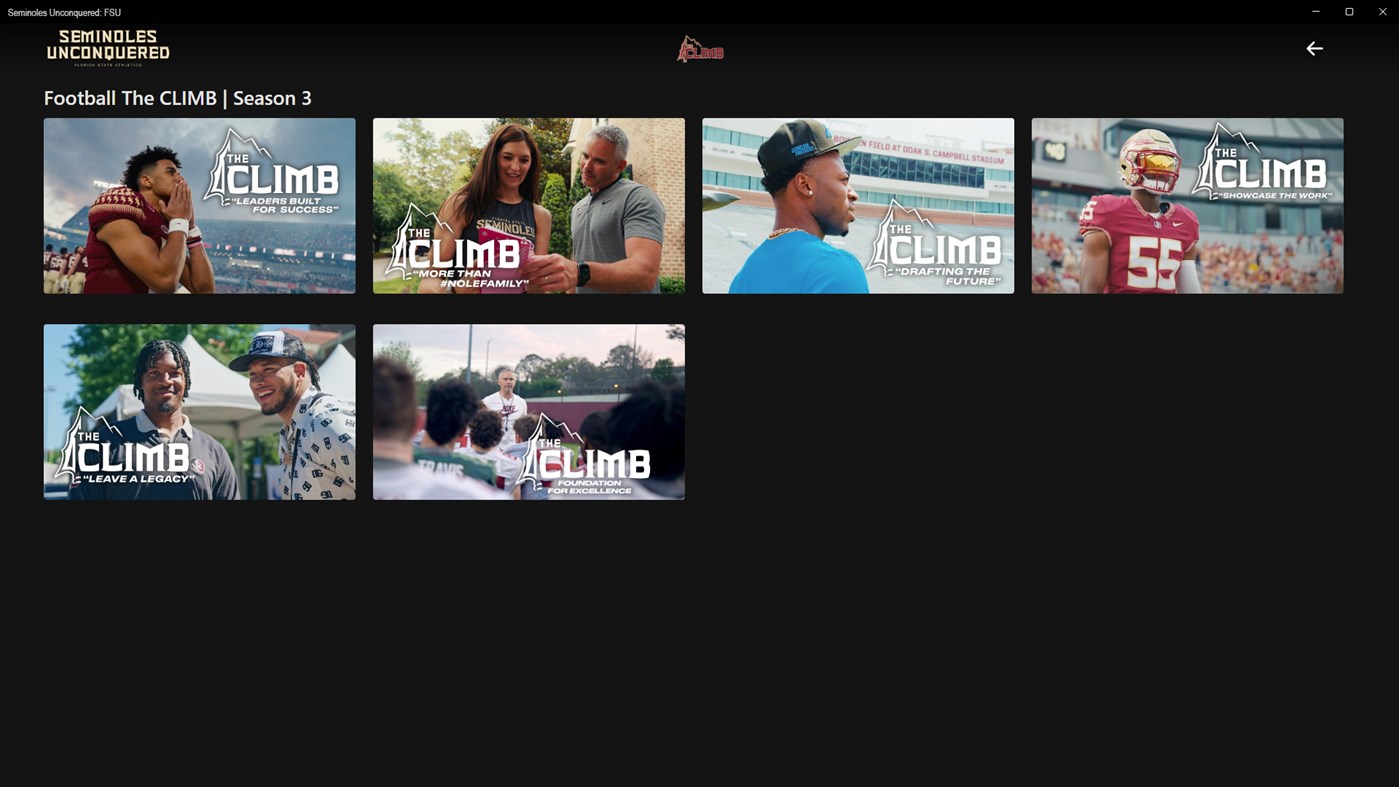 #3. Seminoles Unconquered: FSU (Windows) By: Connected Television Group