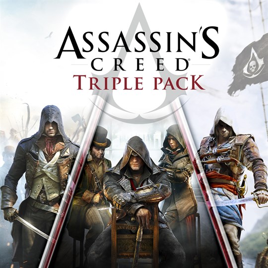 Assassin's Creed Triple Pack: Black Flag, Unity, Syndicate for xbox
