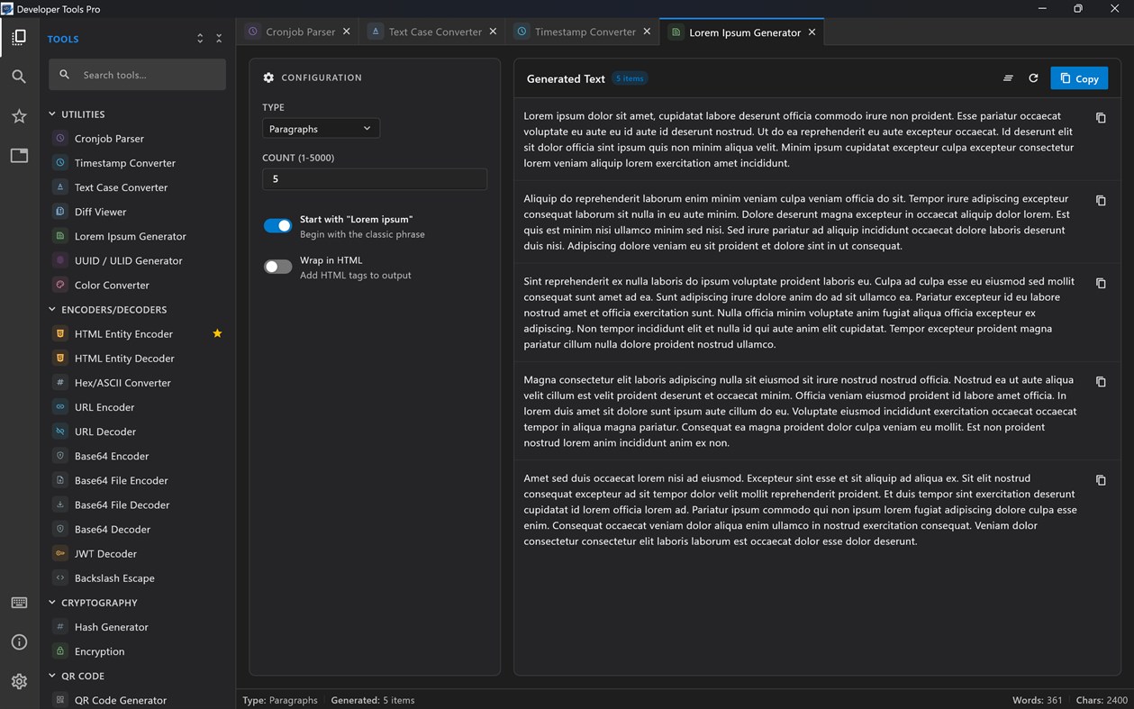#5. Developer Tools Pro (Windows) Av: Aadhil RF
