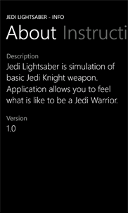 Jedi Lightsaber screenshot 4