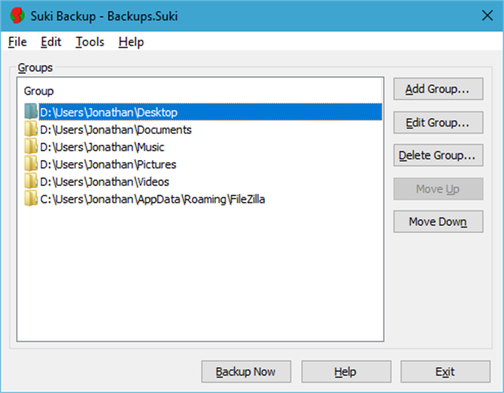 #1. Suki Backup (Windows) Door: SoftCircuits