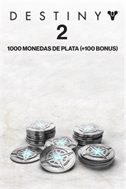1000 (+100 bonus) monedas de plata de Destiny 2 (PC)